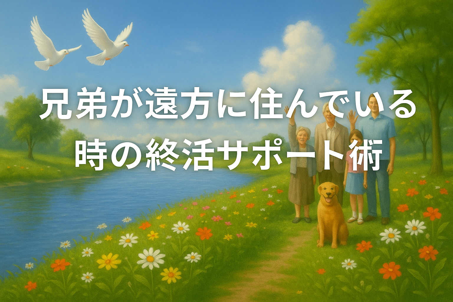 兄弟が遠方に住んでいる時の終活サポート術