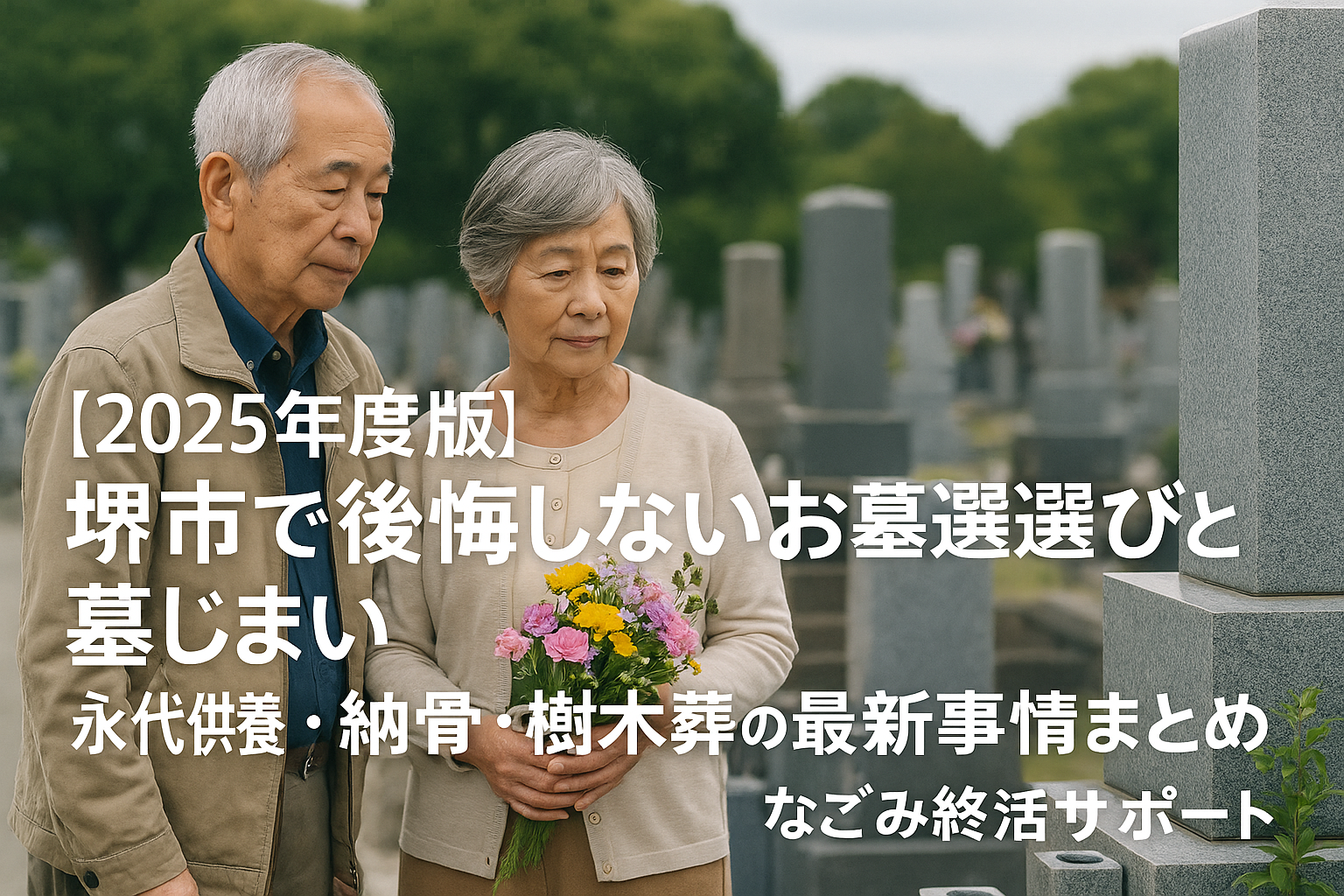 【2025年度版】堺市で後悔しないお墓選びと墓じまい｜永代供養・納骨・樹木葬の最新事情まとめ